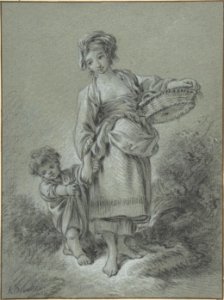 Woman and Boy MET DP805480
