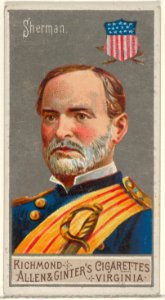 William Tecumseh Sherman, from the Great Generals series (N15) for Allen & Ginter Cigarettes Brands MET DP834798