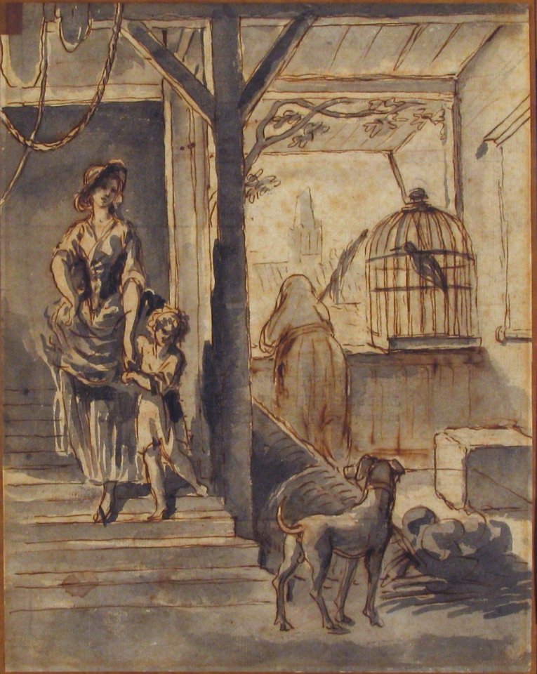 Woman and Child on Stairs MET 2000.91.5