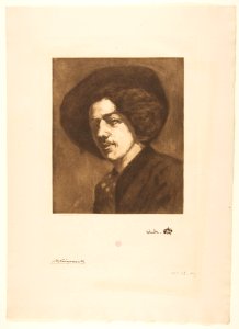Whistler's "Portrait of Himself" MET DP815664