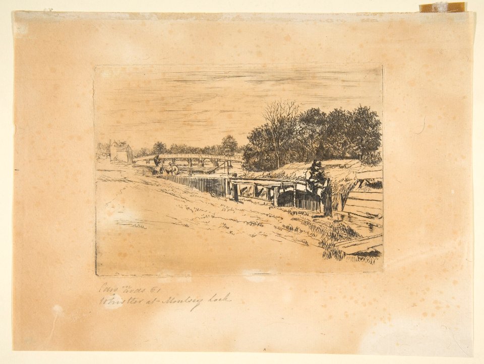 Whistler at Moulsey -Molesey Lock- MET DP815449