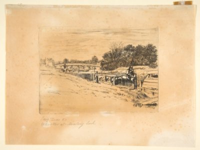 Whistler at Moulsey -Molesey Lock- MET DP815449