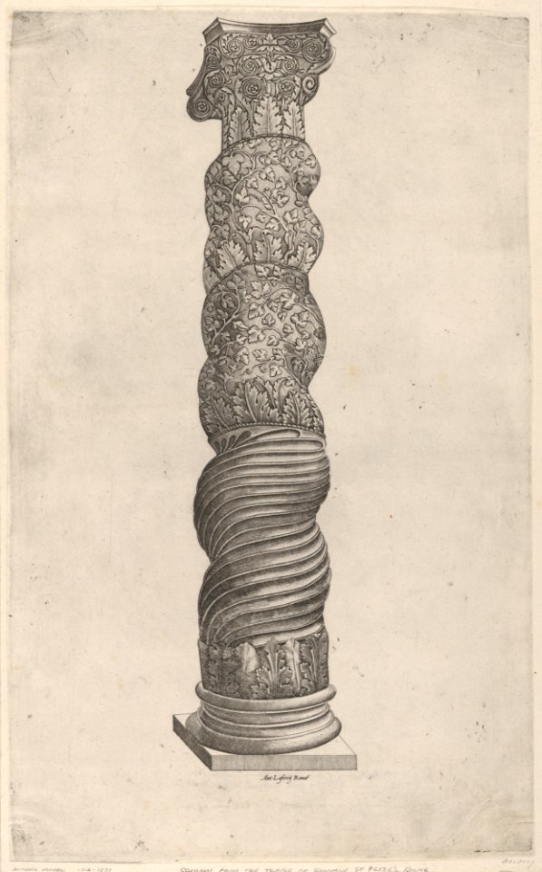 Winding Column from Saint Peter's, Rome MET DP831917