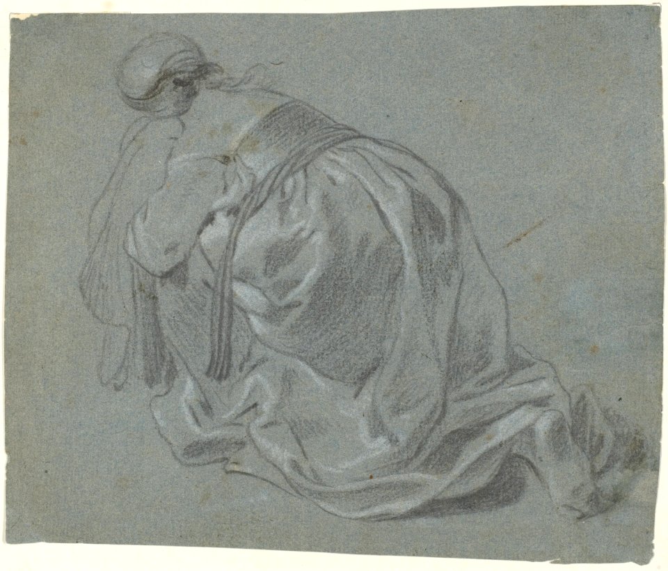 Weeping Woman Kneeling, Seen from Behind MET DP122664