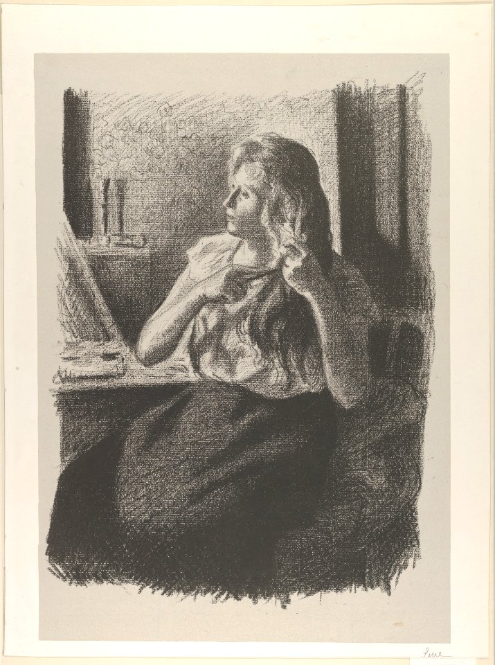 Woman Combing Her Hair (Femme se coiffant) MET DP838463