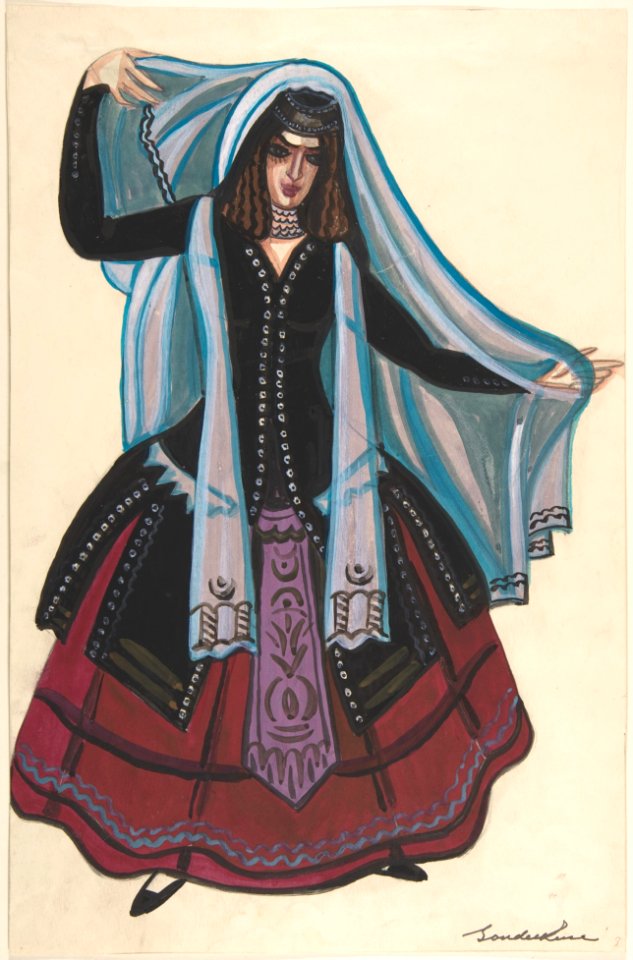 Woman in Arabic costume MET DP804948