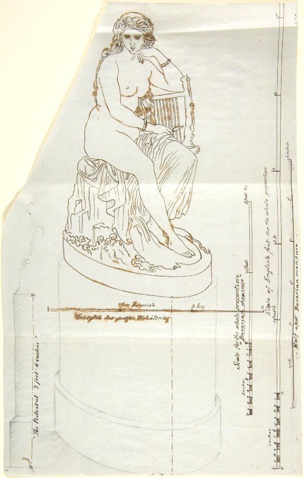 Woman Holding a Lyre MET DP804252