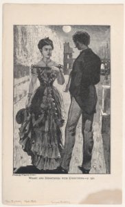 Weary and Dissatisfied With Everything – Drawn by Winslow Homer (The Galaxy, Vol. VIII) MET DP875233