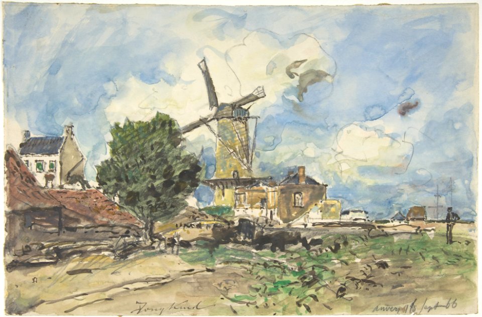Wind Mill at Antwerp MET DP800437