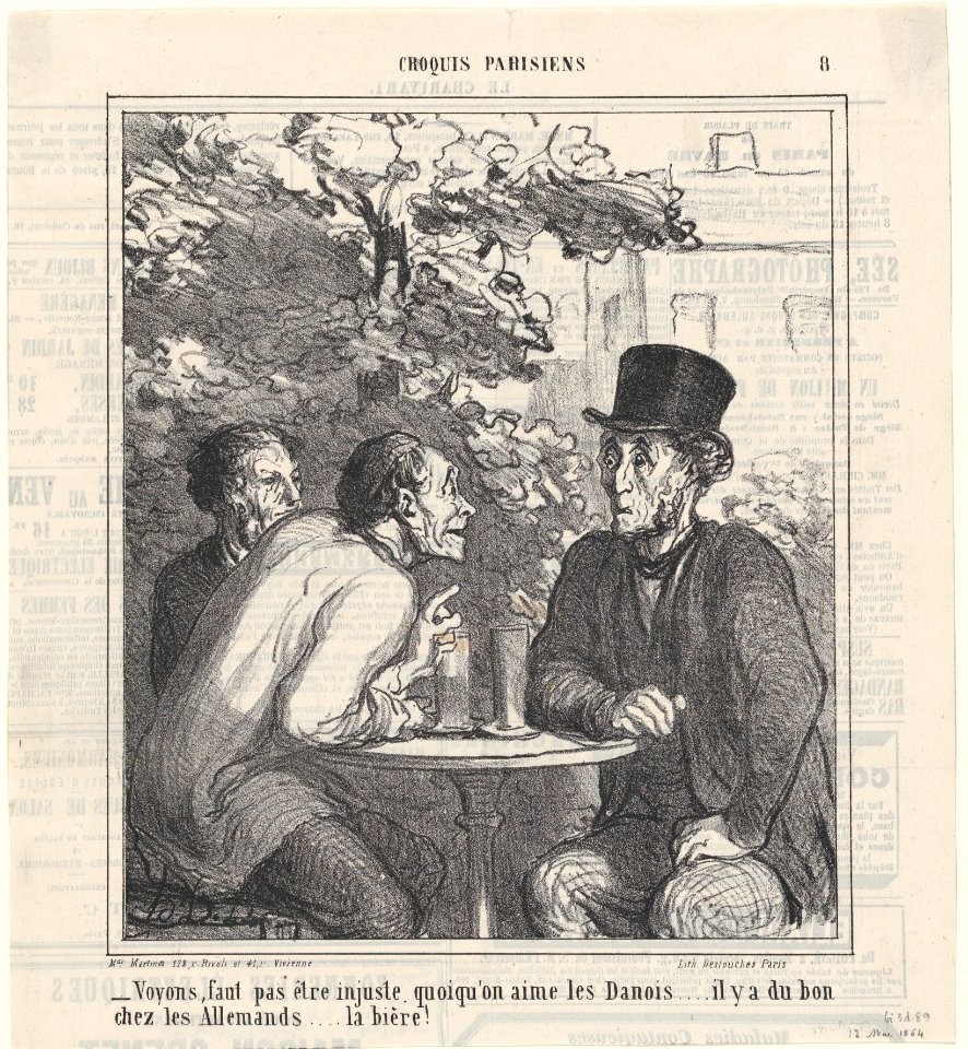 We shouldn't be unfair..., from 'Parisian sketches,' published in Le Charivari, May 12, 1864 MET DP877325