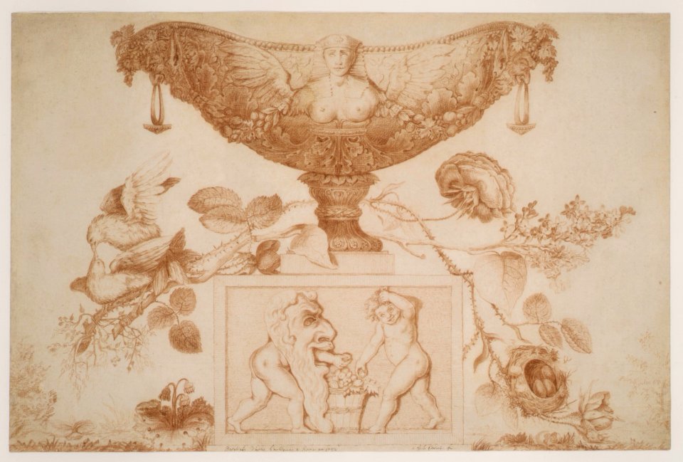Wine Cooler or Vase on a Classical Pedestal MET DR185