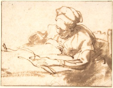 Woman Reading MET DP800595