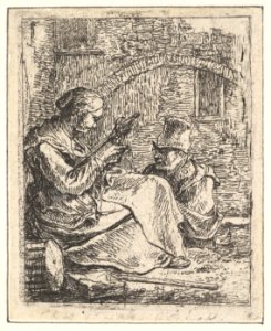 Woman Spinning MET DP828628