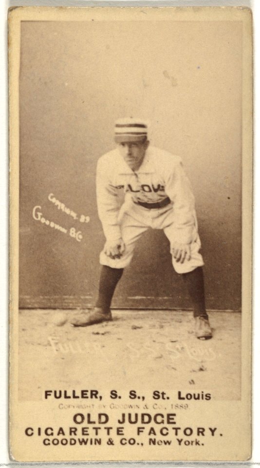 William Benjamin "Shorty" Fuller, Shortstop, St. Louis Browns, from the Old Judge series (N172) for Old Judge Cigarettes MET DP846050