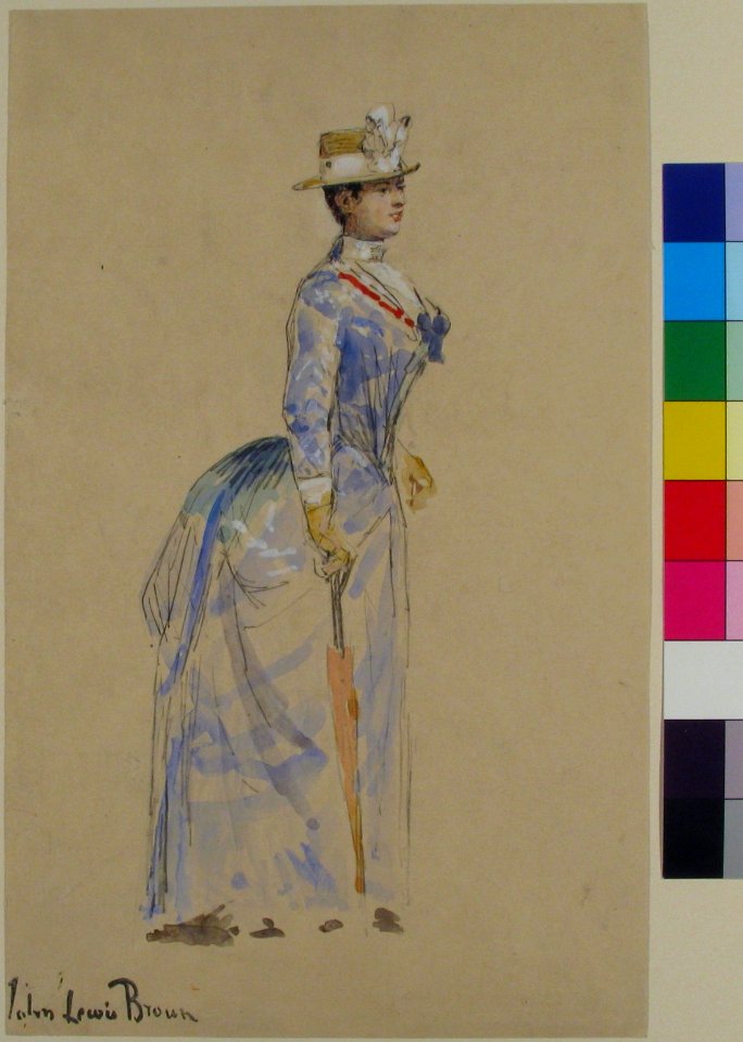 Woman Dressed in Blue MET 53.664.28