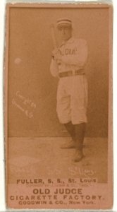 William Benjamin "Shorty" Fuller, Shortstop, St. Louis Browns, from the Old Judge series (N172) for Old Judge Cigarettes MET DP846049