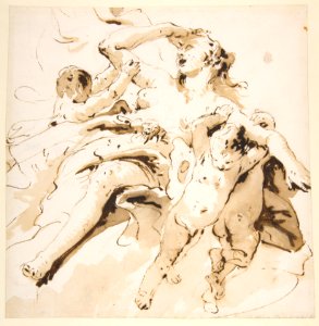 Woman Transported by Three Putti MET DP811885