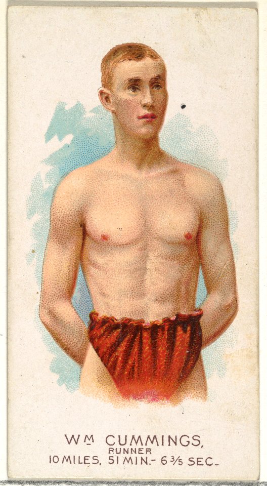 William Cummings, Runner, from World's Champions, Series 2 (N29) for Allen & Ginter Cigarettes MET DP838259