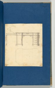 Writing Table, from Chippendale Drawings, Vol. II MET DP-14176-029