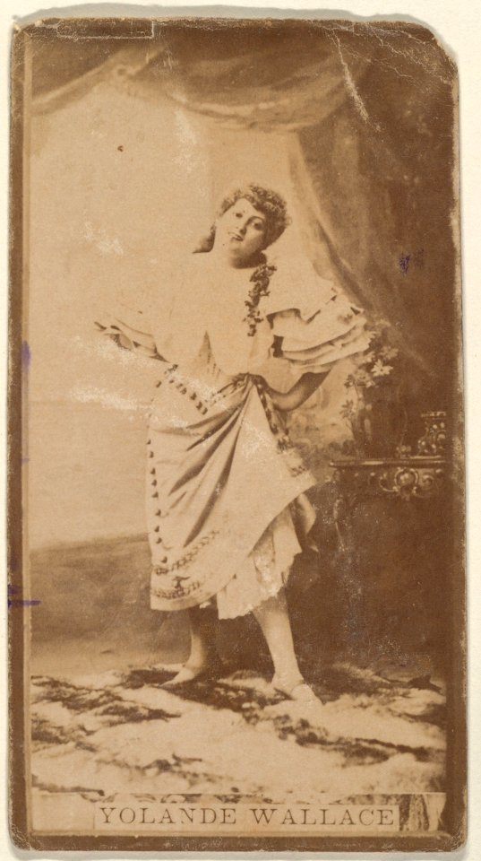 Yolande Wallace, from the Actresses series (N668) MET DPB869963