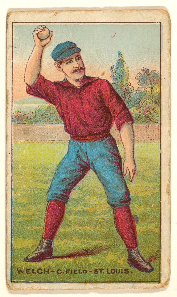 Welch, Center Field, St. Louis, from the "Gold Coin" Tobacco Issue MET DP824784
