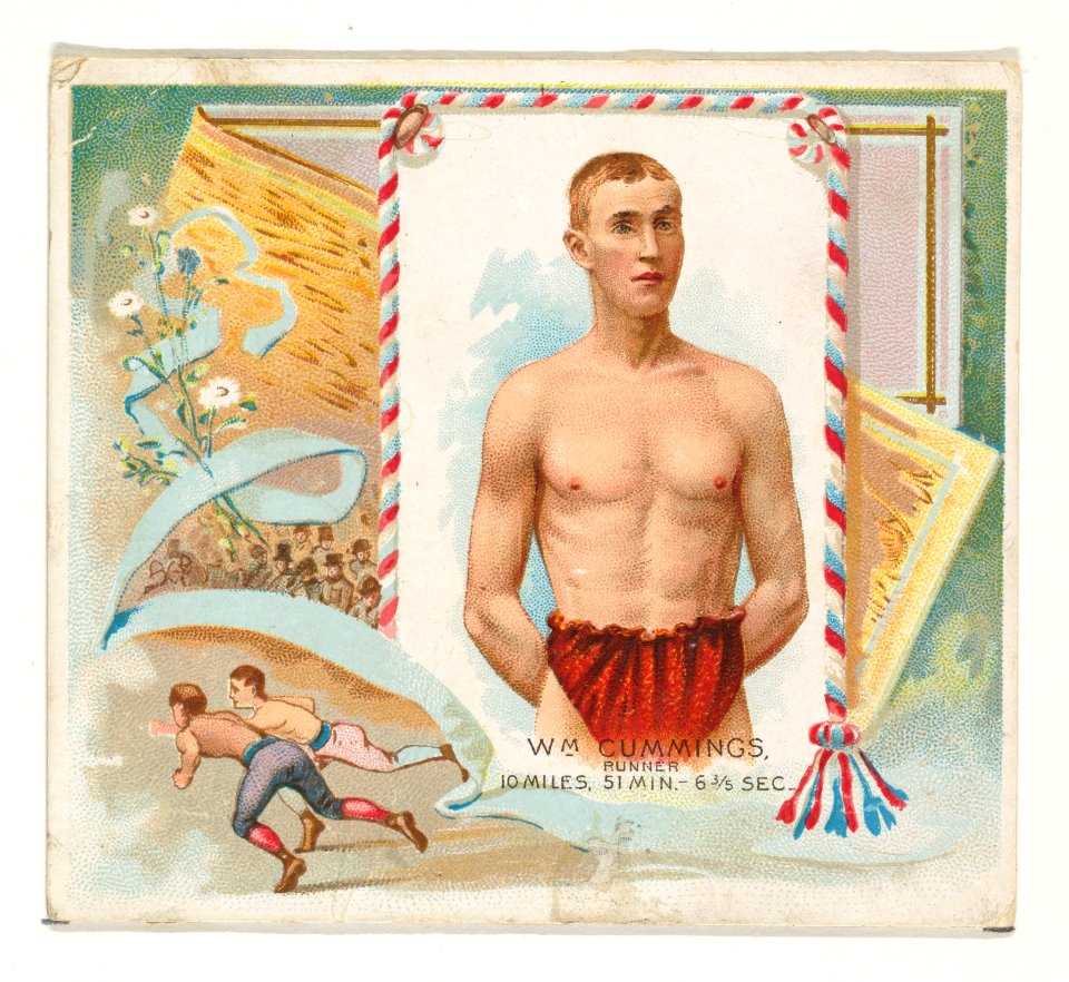William Cummings, Runner, from World's Champions, Second Series (N43) for Allen & Ginter Cigarettes MET DP839319