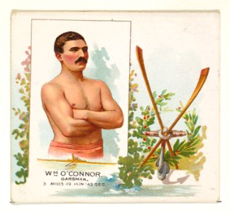 William O'Connor, Oarsman, from World's Champions, Second Series (N43) for Allen & Ginter Cigarettes MET DP839331