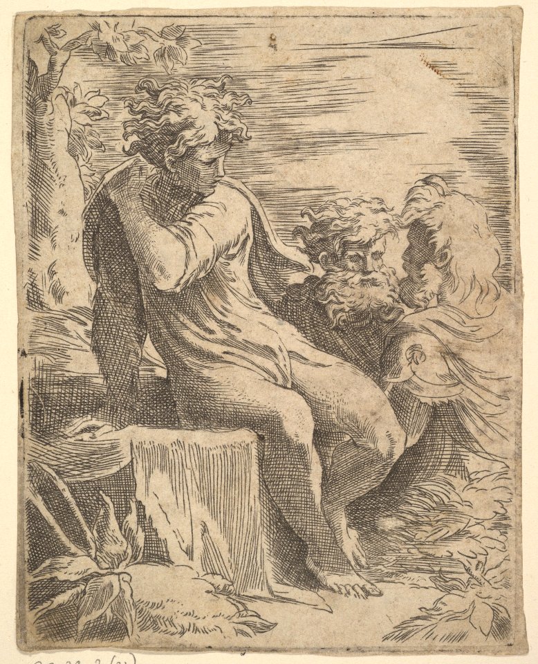 Youth with two old Men MET DP826168