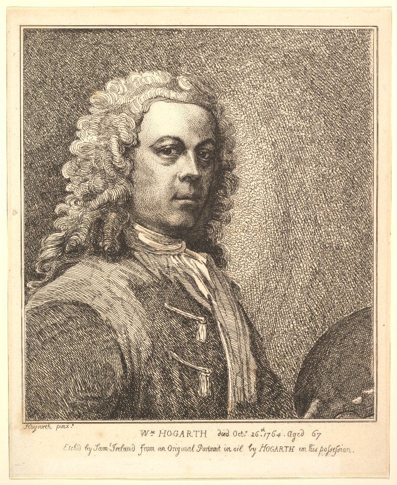 William Hogarth, Self-portrait MET DP826092