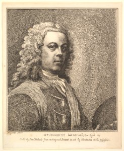 William Hogarth, Self-portrait MET DP826092