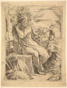 Youth with two old Men MET DP826185