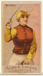 William Hendrie, from the Racing Colors of the World series (N22a) for Allen & Ginter Cigarettes MET DP835198