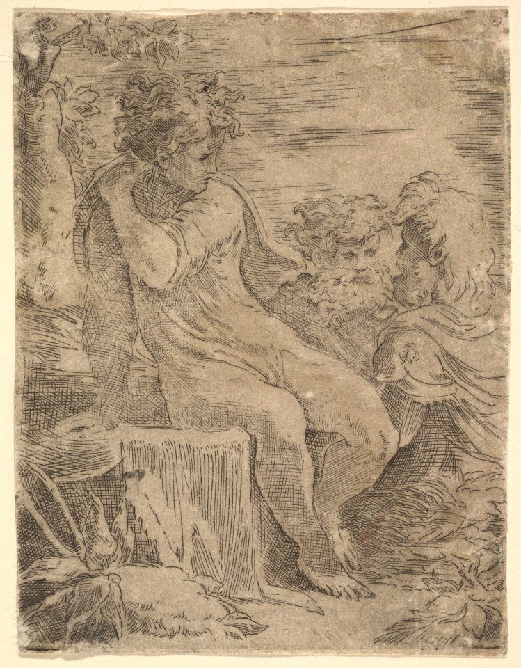 Youth with two old Men MET DP826166