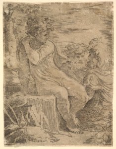 Youth with two old Men MET DP826166
