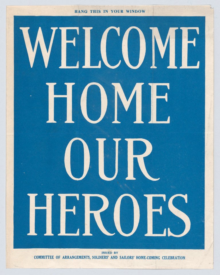 Welcome home our heroes MET DP873465