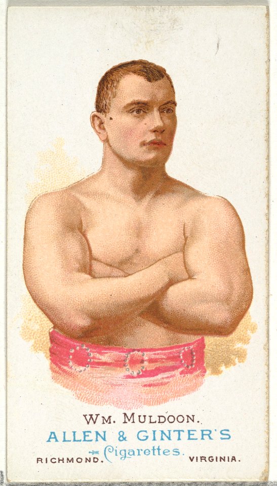 William Muldoon, Wrestler, from World's Champions, Series 1 (N28) for Allen & Ginter Cigarettes MET DP838220