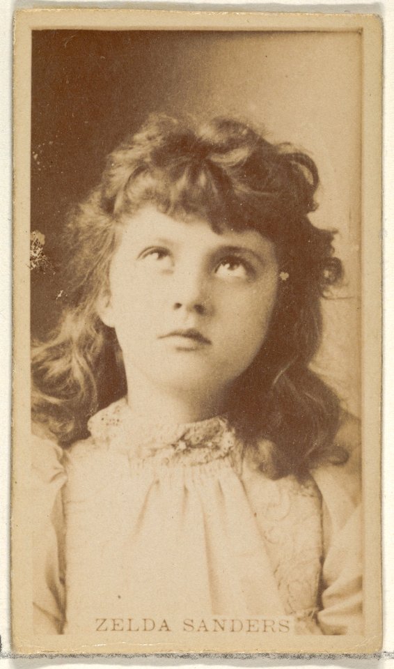 Zelda Sanders, from the Actors and Actresses series (N45, Type 8) for Virginia Brights Cigarettes MET DP831614