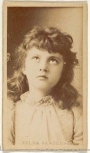 Zelda Sanders, from the Actors and Actresses series (N45, Type 8) for Virginia Brights Cigarettes MET DP831614