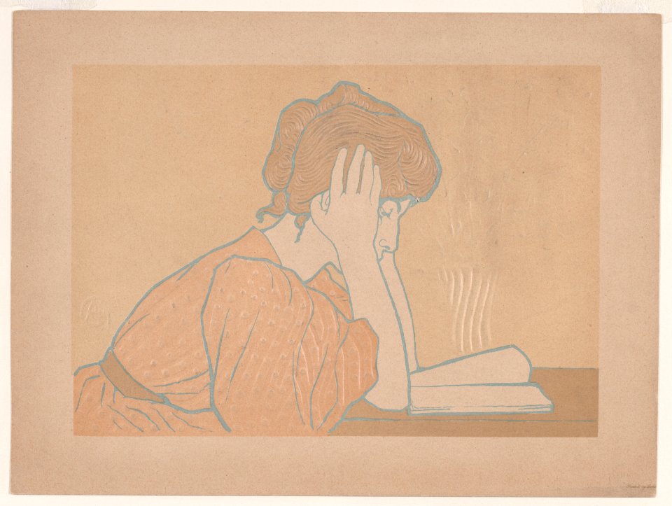 Young Woman Reading Met DP889804