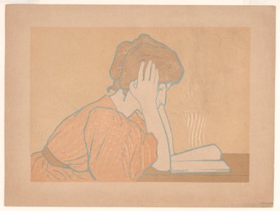 Young Woman Reading Met DP889804