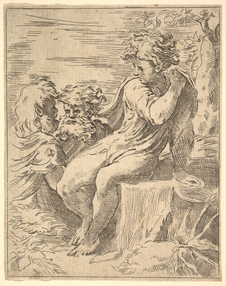 Youth with two Old Men MET DP826169