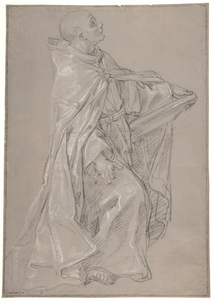 Young Cleric in a Cope Holding a Book MET DP809179