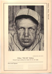 William "Wild Bill" Hallahan from Sports Exchange All-Stars trade cards (W603) MET DPB882287