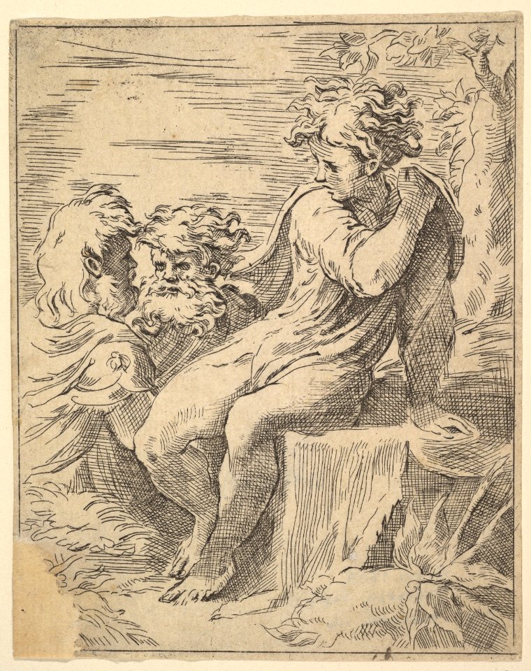 Youth with two Old Men MET DP826170
