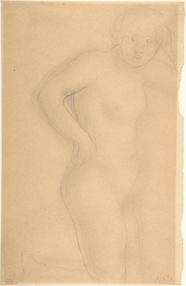 Young Girl Kneeling MET DP808103