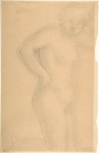 Young Girl Kneeling MET DP808103