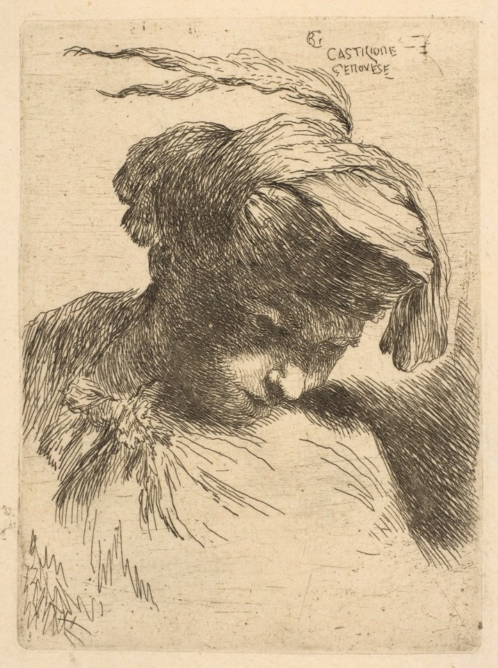 Young Man Looking Down To Right MET DP816395