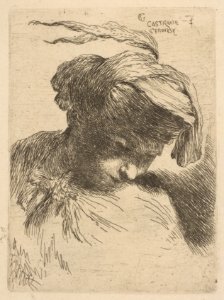 Young Man Looking Down To Right MET DP816395