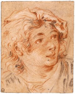 Young Man Wearing a Beret MET DR1004
