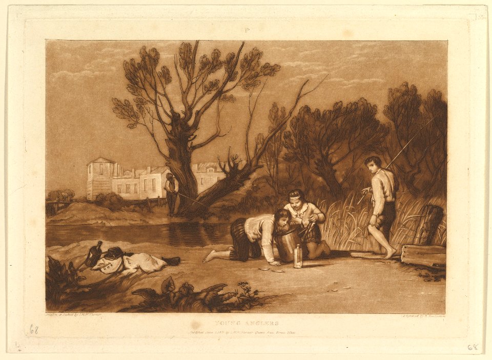 Young Anglers (Liber Studiorum, part VII, plate 32) MET DP821504